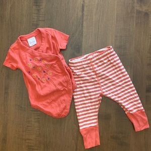 3-6 Month Hanna Andersson Matching Set